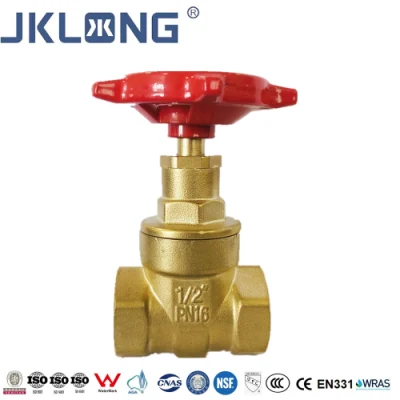 No MOQ Brass Gate Valve with British Standard Wras Approved Iron Handle Hexgon Handle