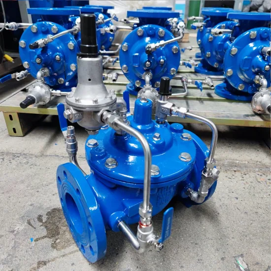 Pn10/16 Double Flange End Ball Float Valve Pressure Relief Reducing Control Valve