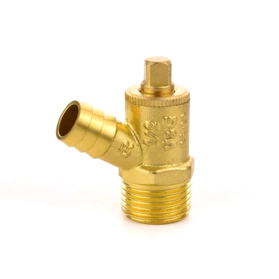 V&G 1/2 3/4 Connection Brass Drain Cock Shut off Valve Can Be Used on Hot Cold and Heating Systems