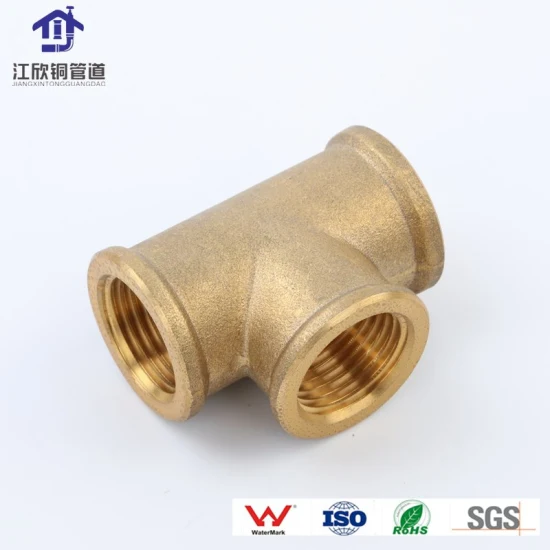 Brass Tee External Threaded Socket Expanding Fittings